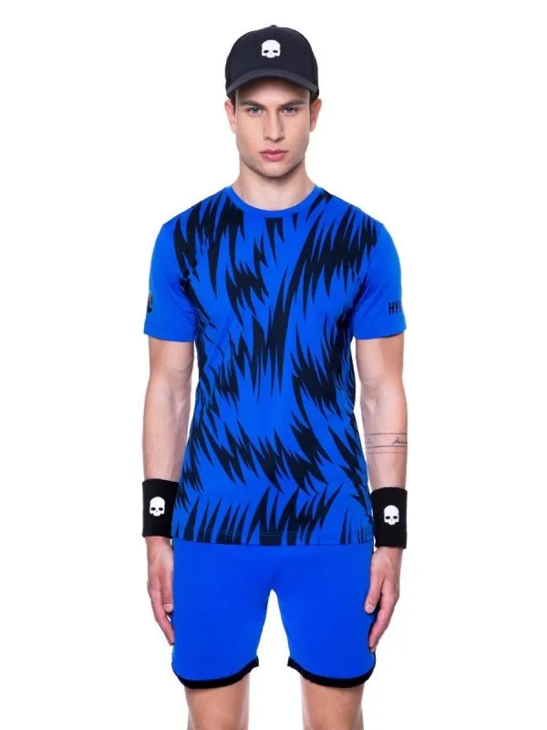 Hydrogen Scratch Tech Tee Man - bluette