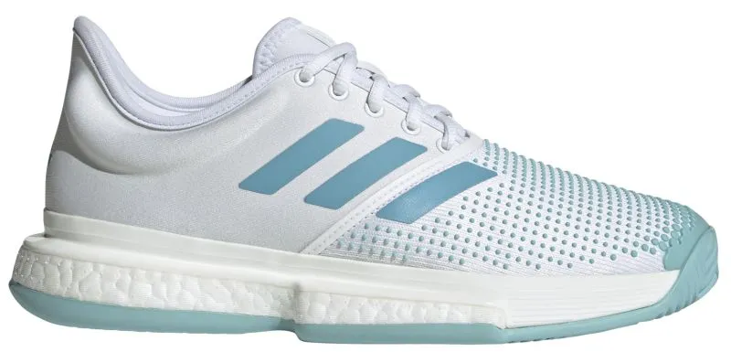 Adidas SoleCourt Boost W x Parley - white/vapour blue/blue spirit
