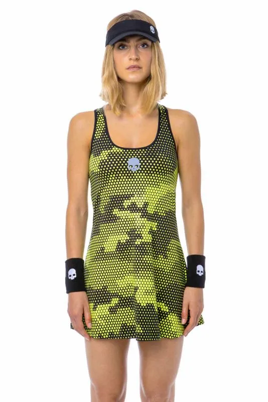 Hydrogen Tech Camo Dress - camo fluo yellow/black