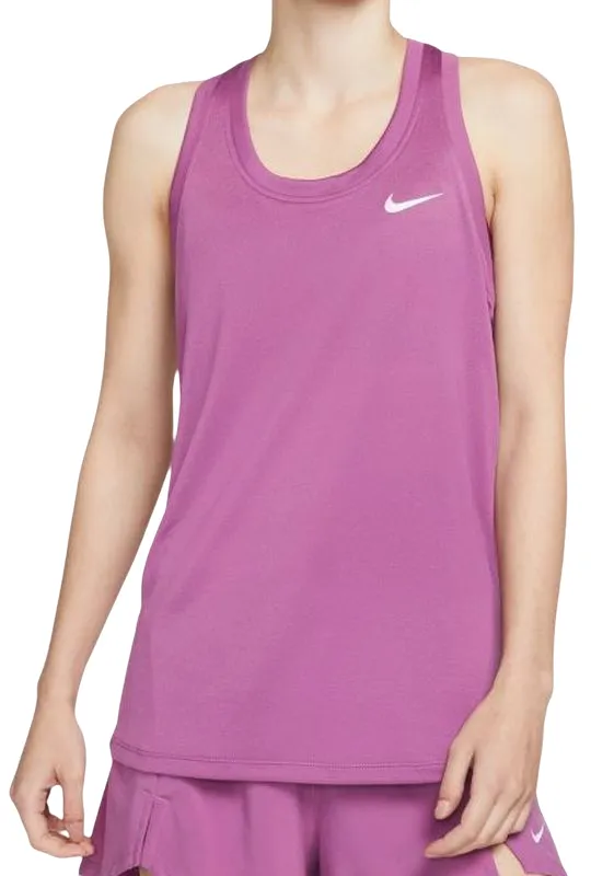 Nike Dri-Fit Legacy Raceback Tank W - light bordeaux/white Nike Dri-Fit Legacy Raceback Tank W - light bordeaux/white
