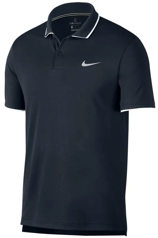Nike Court Dry Team Polo - obsidian/white/white/white