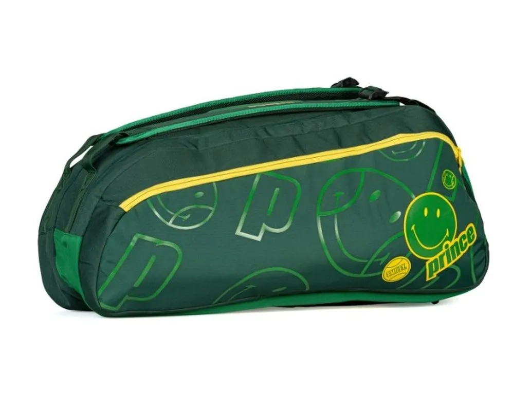 Prince X Smiley Tour 2 Comp Bag - green Prince X Smiley Tour 2 Comp Bag - green