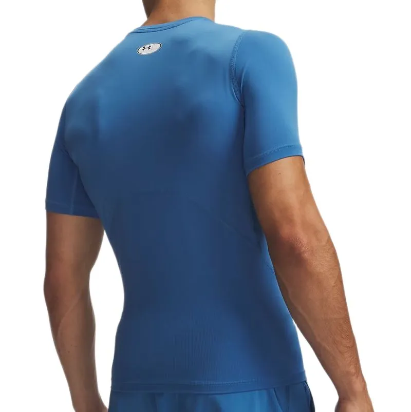 Under Armour HeatGear Short Sleeve - aegean blue/black