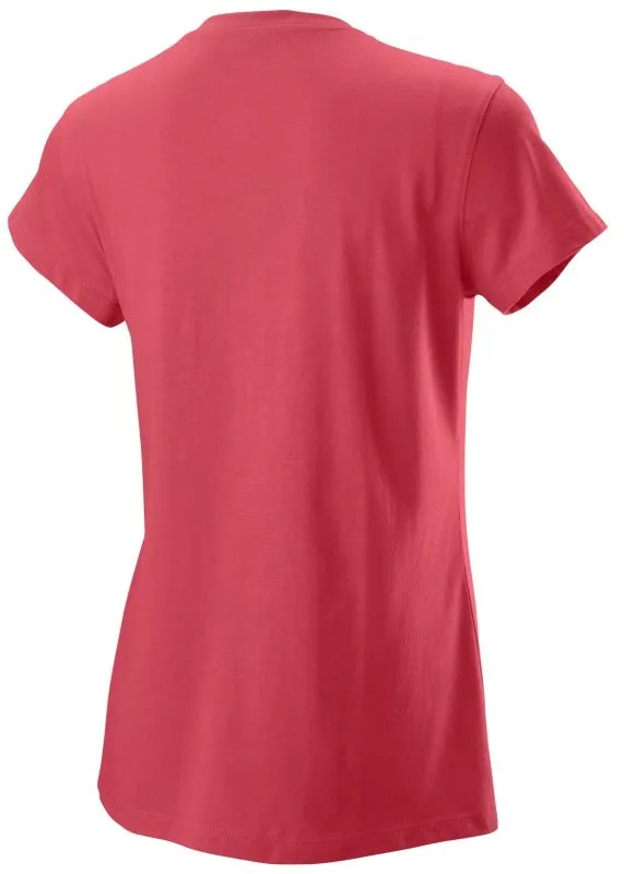 Wilson Women Script Cotton Tee II - holly berry