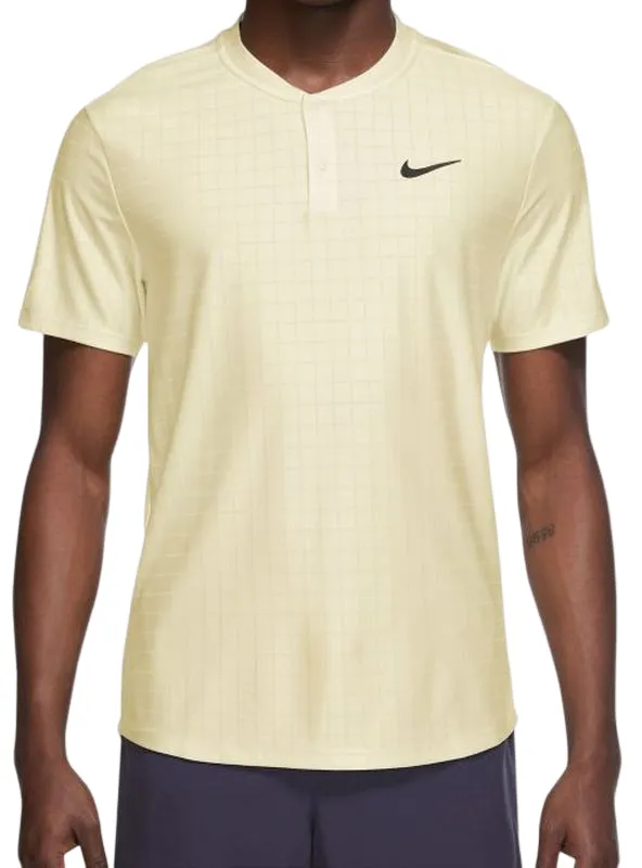 Nike Court Dri-Fit Advantage Polo - coconut milk/coconut milk/black