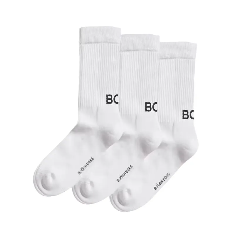 Björn Borg Core Crew Polyamide 3P - white Björn Borg Core Crew Polyamide 3P - white