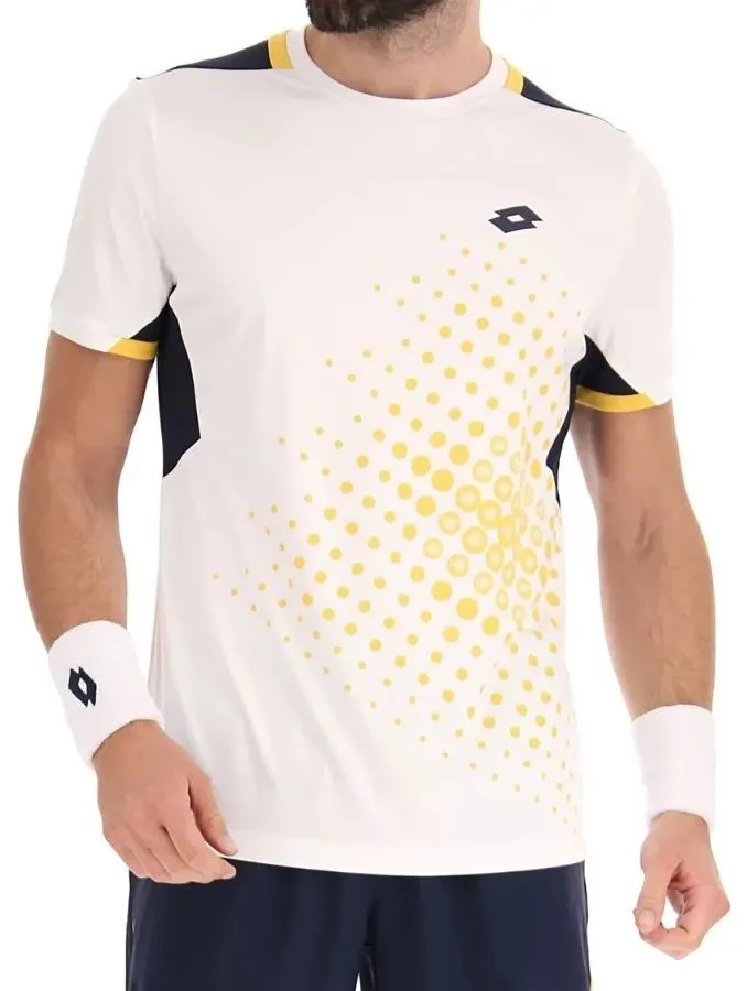 Lotto Top IV Tee 1 - bright white/navy blue Lotto Top IV Tee 1 - bright white/navy blue