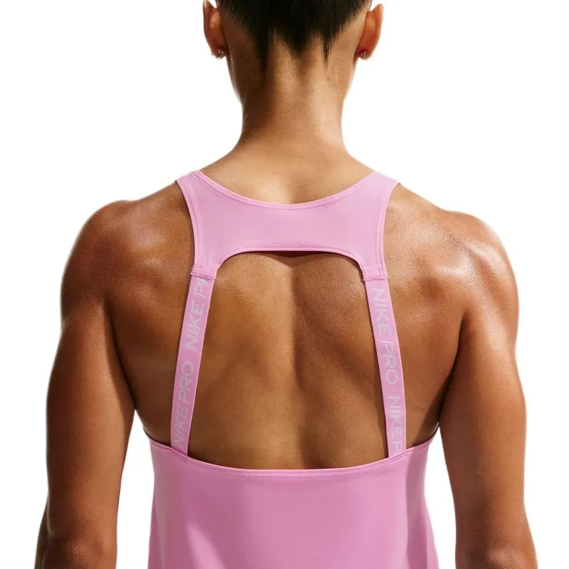 Nike Dri-Fit Pro Tank - pink rise/white