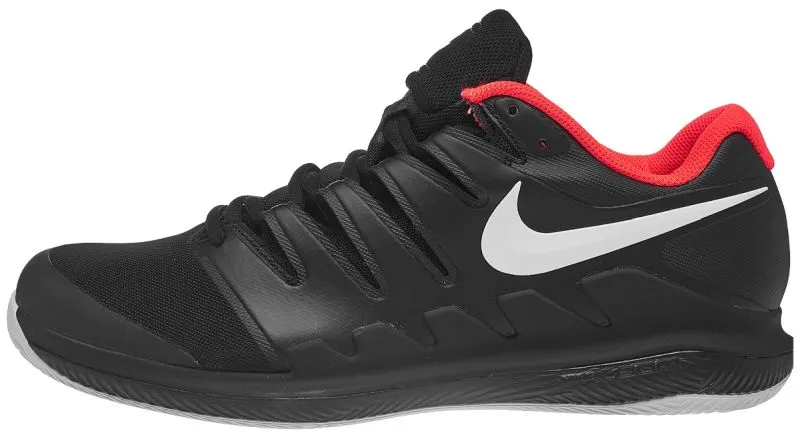 Nike Air Zoom Vapor X Clay - black/white/bright crimson