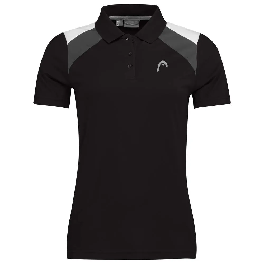 Head Club 22 Tech Polo Shirt W - black