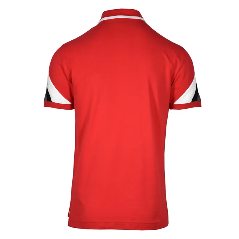 EA7 Man Jersey Polo Shirt - tango red