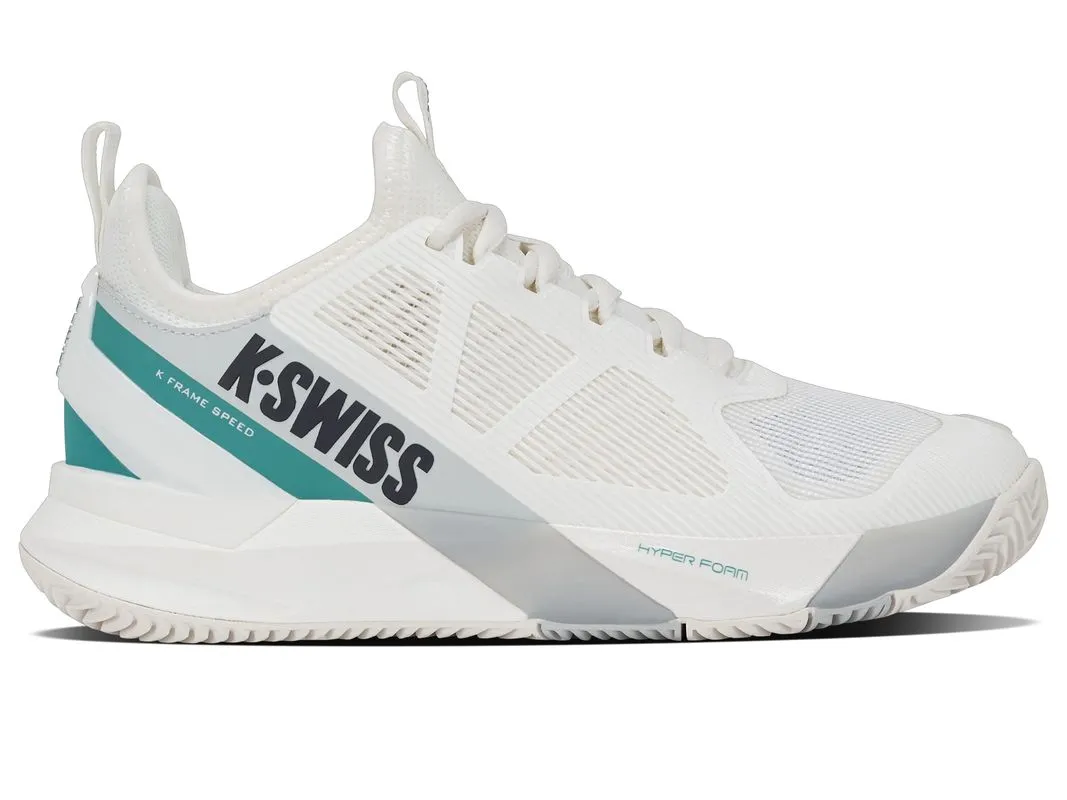 K-Swiss K-Frame Speed Clay - blanc de blanc/carbon/baltic