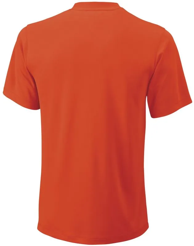 Wilson UV Henley - orange/ebony