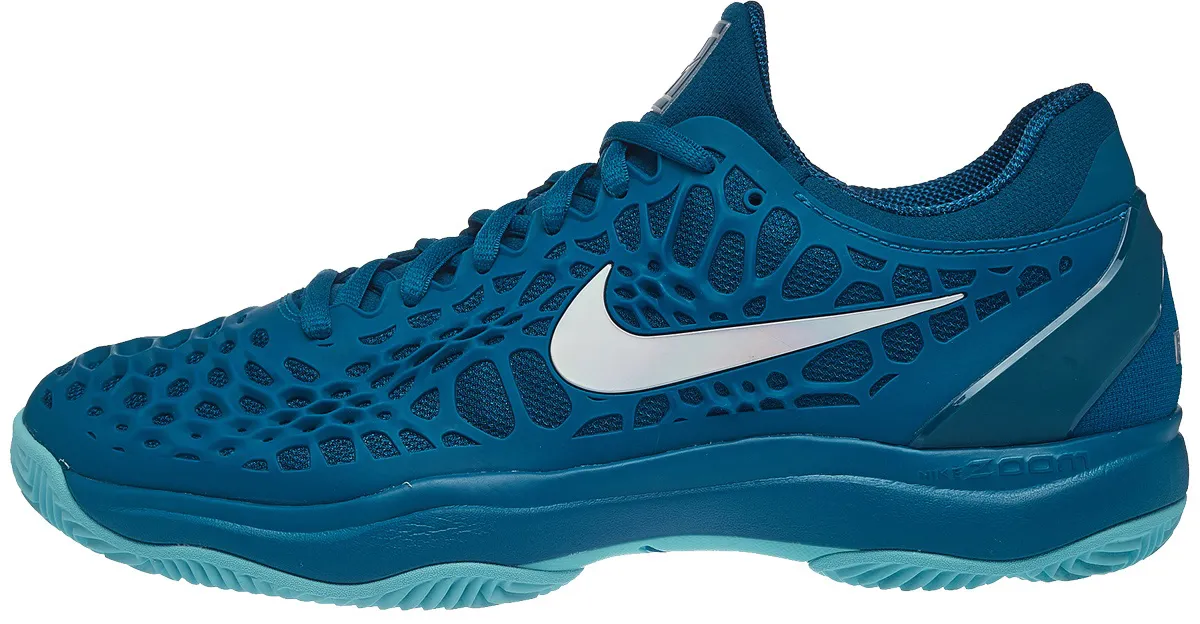 Nike Air Zoom Cage 3 Clay Jr - green abyss/metallic silver