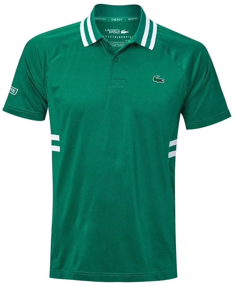 Lacoste SPORT Breathable Anti-UV Piqué Polo M - green