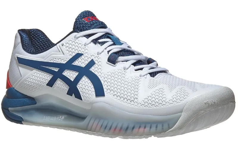 Asics Gel-Resolution 8 - white/mako blue