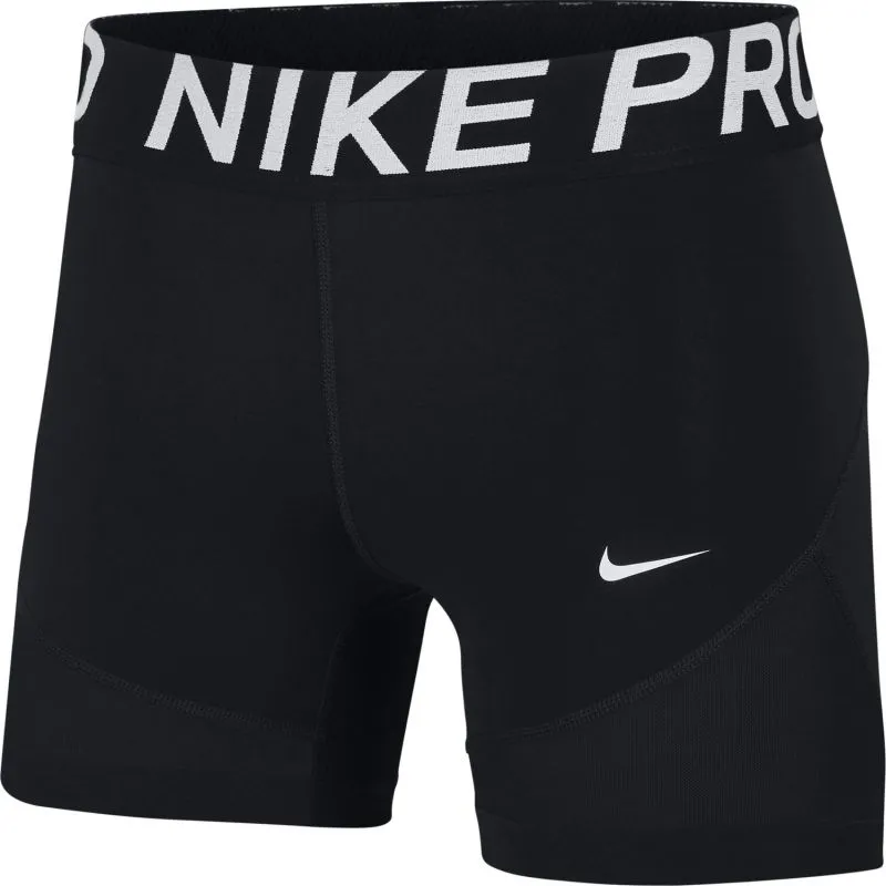 spodenki-tenisowe-nike-pro-short-5in-black-white-1 Spodenki Tenisowe Nike Pro Short 5in - black/white