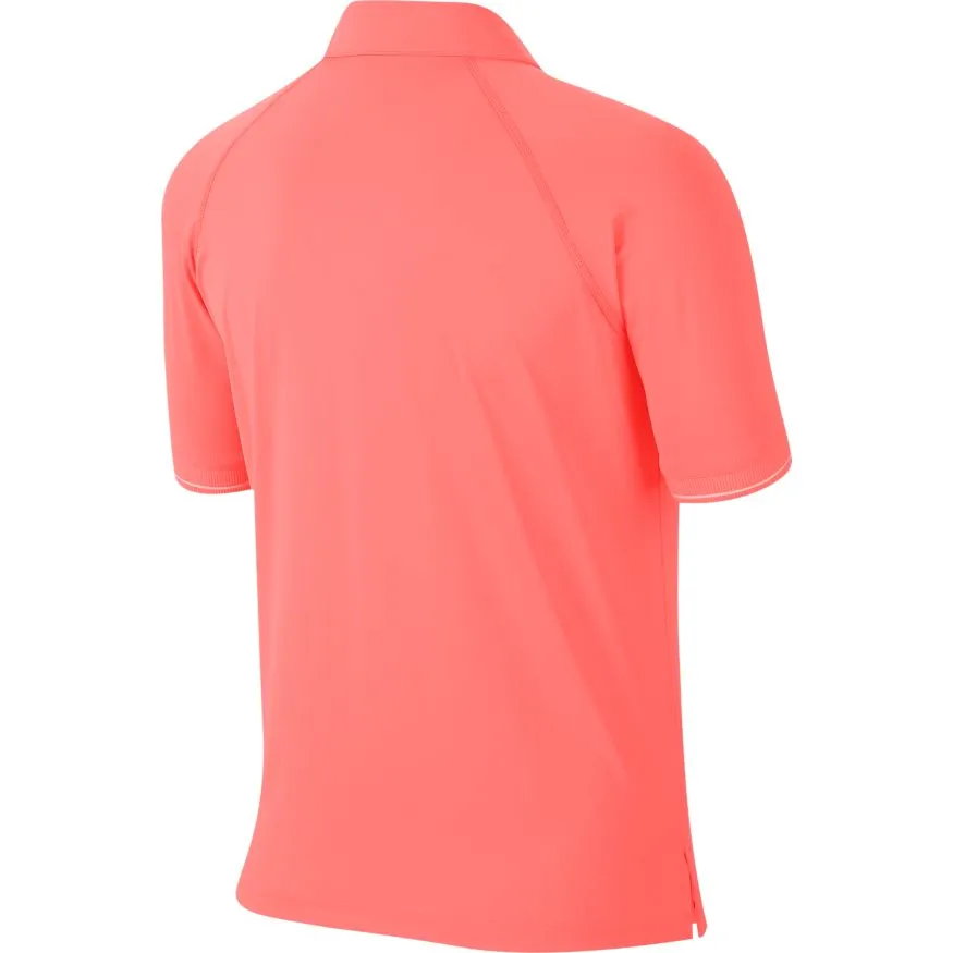 Nike Court Essential Polo W - sunblush/white