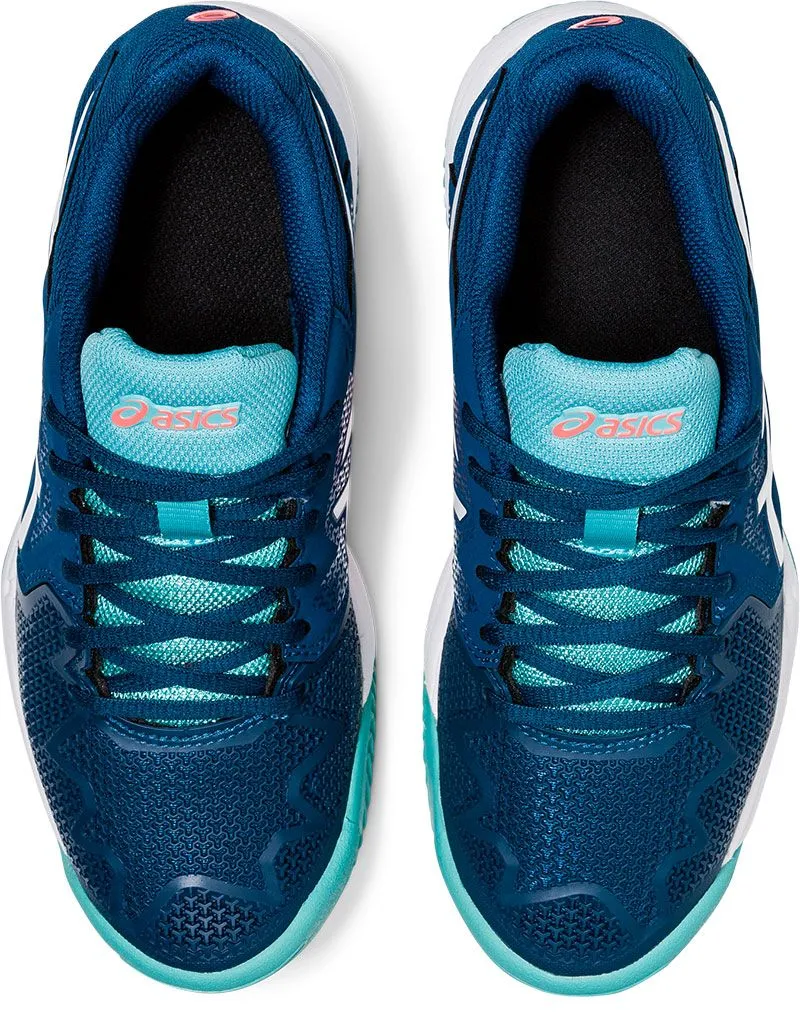 Asics Gel-Resolution 8 Clay GS - mako blue/white