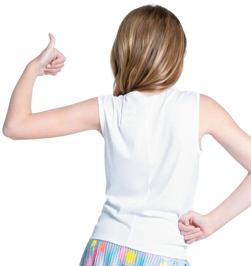 Lucky in Love Smash That Ball Tank - white 