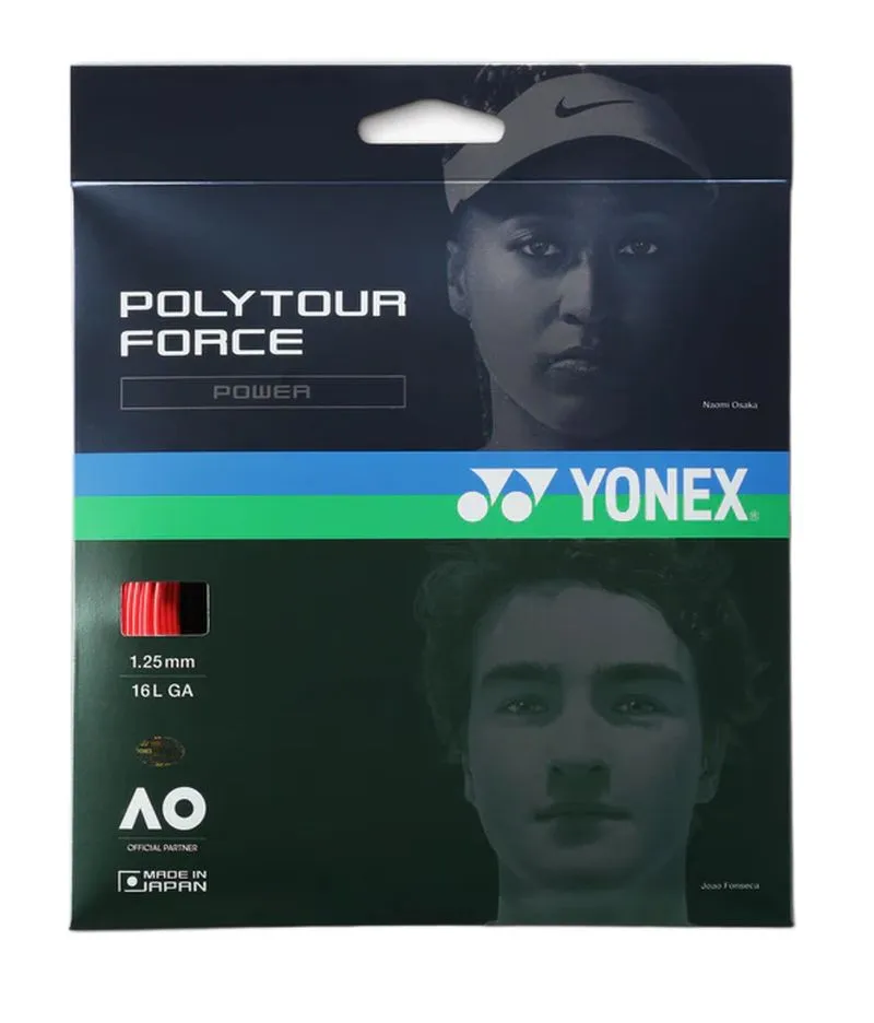 Yonex Poly Tour Force (12 m) - bright red Yonex Poly Tour Force (12 m) - bright red