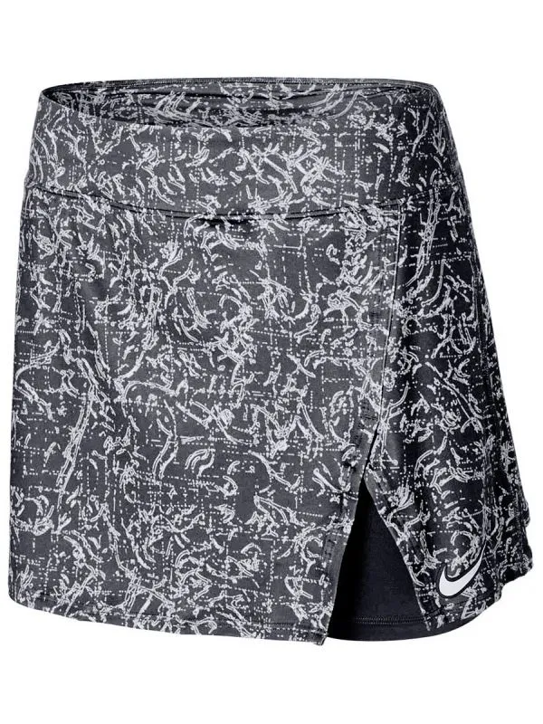 Nike Court Victory Skirt STR Printed W - black/white