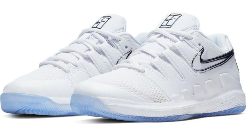 Nike Jr Vapor X - white/white black/canary
