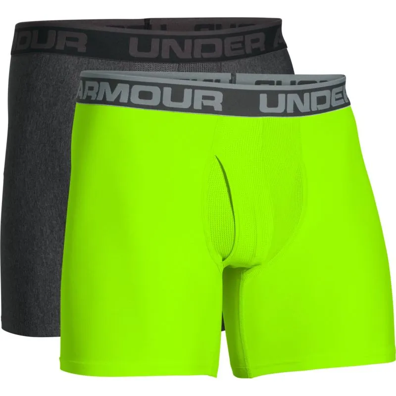 Under Armour Original Series 6 Boxerjock 2-Pack - yellow/grey