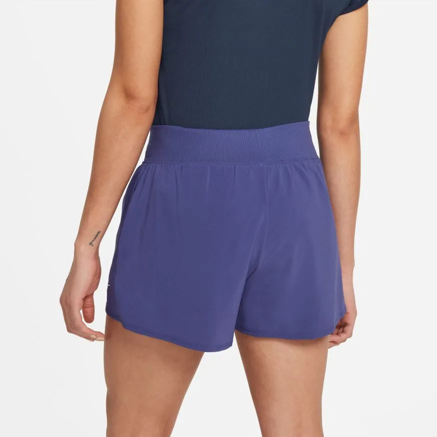 Nike Court Dri-Fit Victory Short W - dark purple dust/white