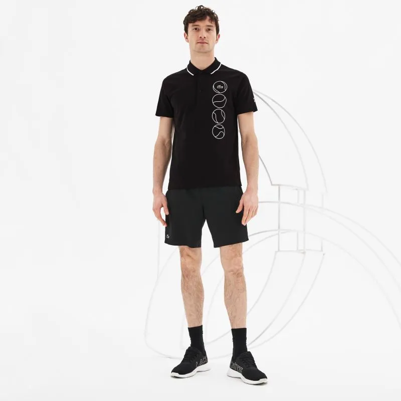lacoste-novak-djokovic-collection-ultra-light-cotton-polo-black-white-5 Lacoste Novak Djokovic Collection Ultra Light Cotton Polo - black/white