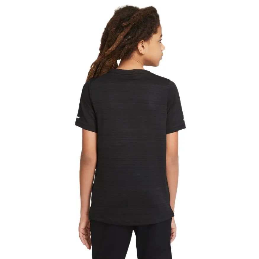 Nike Dri-Fit SS Miler Top - black