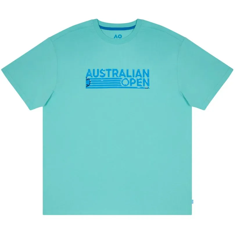 Men's T-shirt Australian Open Retro Graphic - Mint