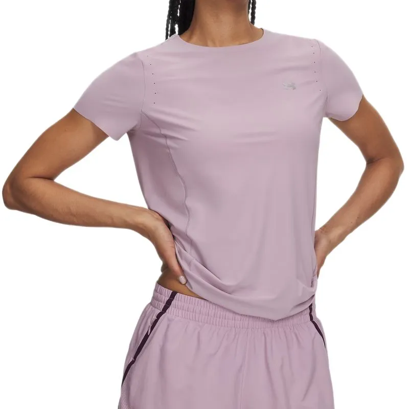 Under Armour Vanish Elite Short Sleeve - mauve pink/metallic silver