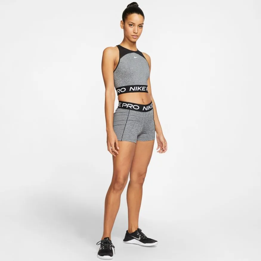 Nike Pro Short 3in Space Dye - black/smoke grey/white/white
