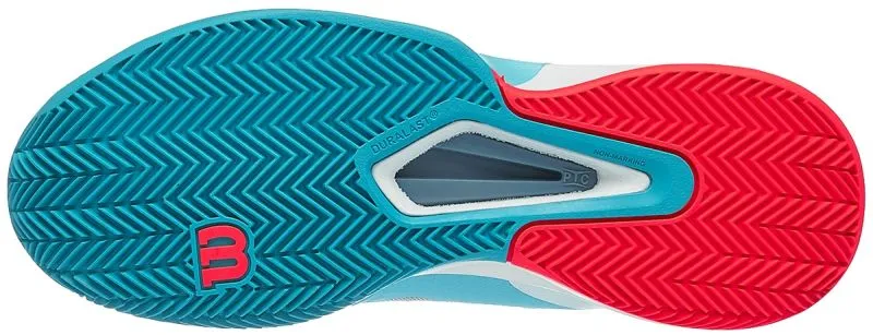 Wilson Rush Pro 2.5 Clay Court W - blue curacao/white/fiery coral