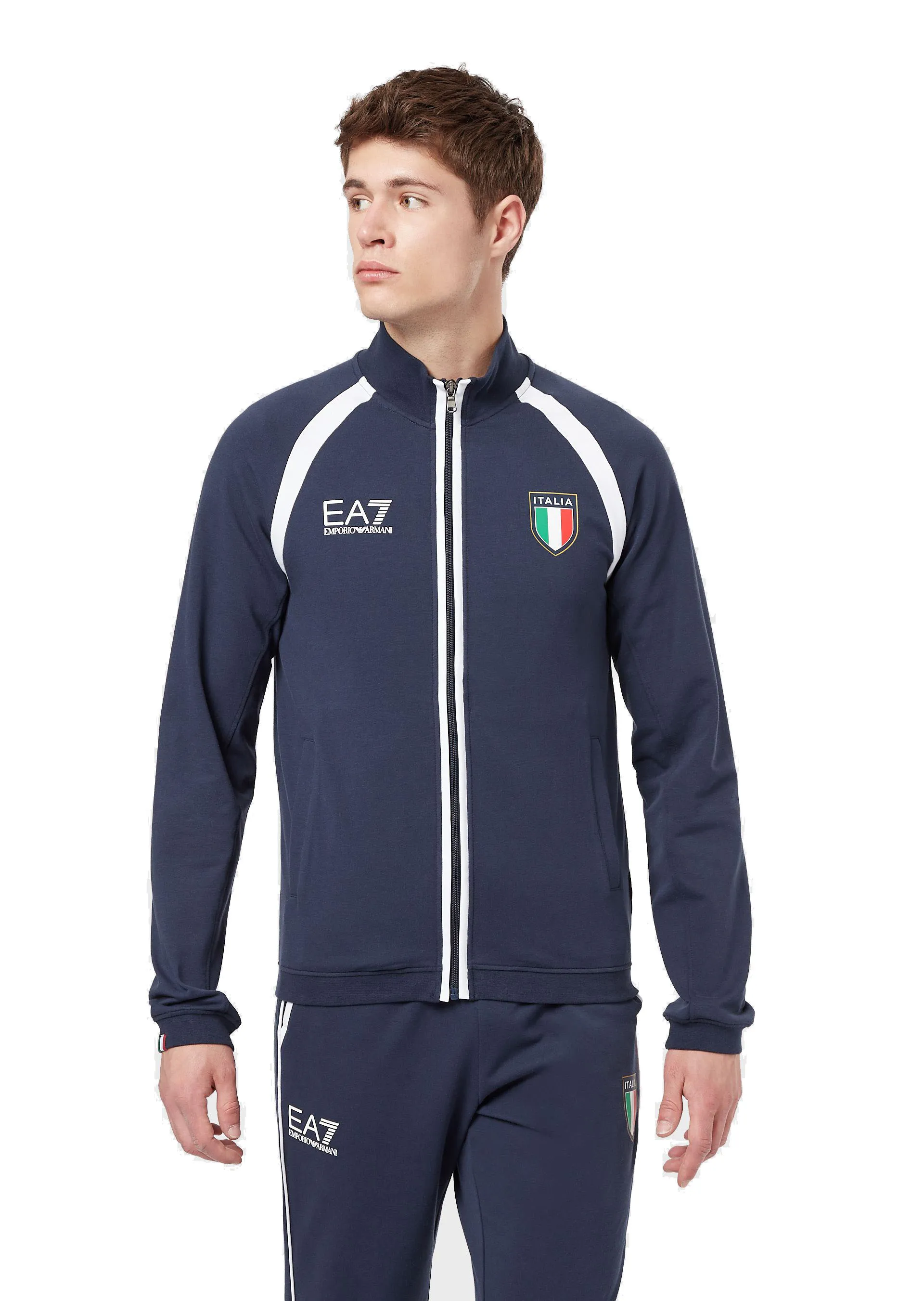 EA7 Man Jersey Sweatshirt - navy blue