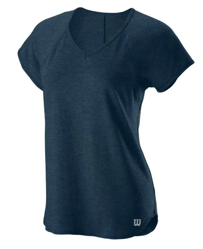 Wilson Training V-Neck Tee W - majolica blue