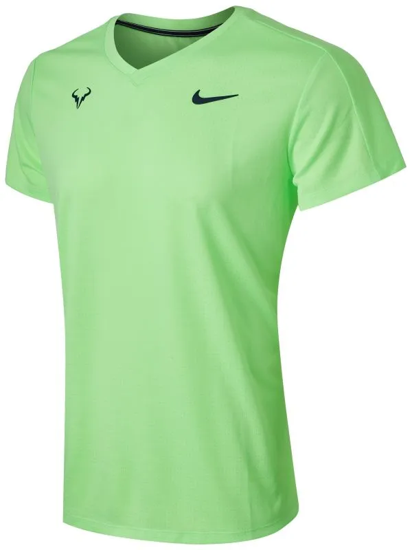 nike-court-dri-fit-challenger-top-ss-rafa-lime-glow-white-1 Nike Court Dri-Fit Challenger Top SS Rafa - lime glow/white