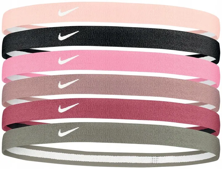 Nike Swoosh Sport Headbands 6PK 2.0 - barely rose/black/ magic flamingo Nike Swoosh Sport Headbands 6PK 2.0 - barely rose/black/ magic flamingo