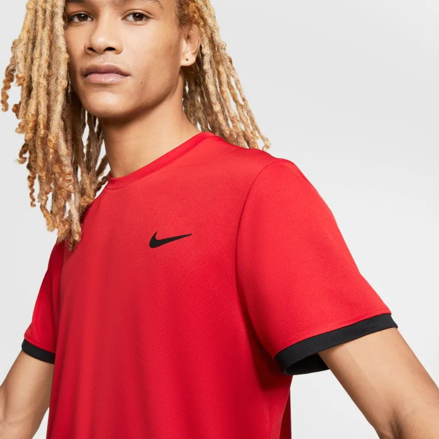 nike-court-top-ss-gym-red-black-black-black-5 Nike Court Top SS - gym red/black/black/black