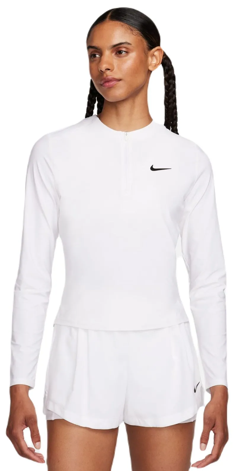 AURORA_FV0257-100_PHSFM001-2000 Nike Court Advantage Dri-Fit 1/4-Zip Tennis Mid Layer