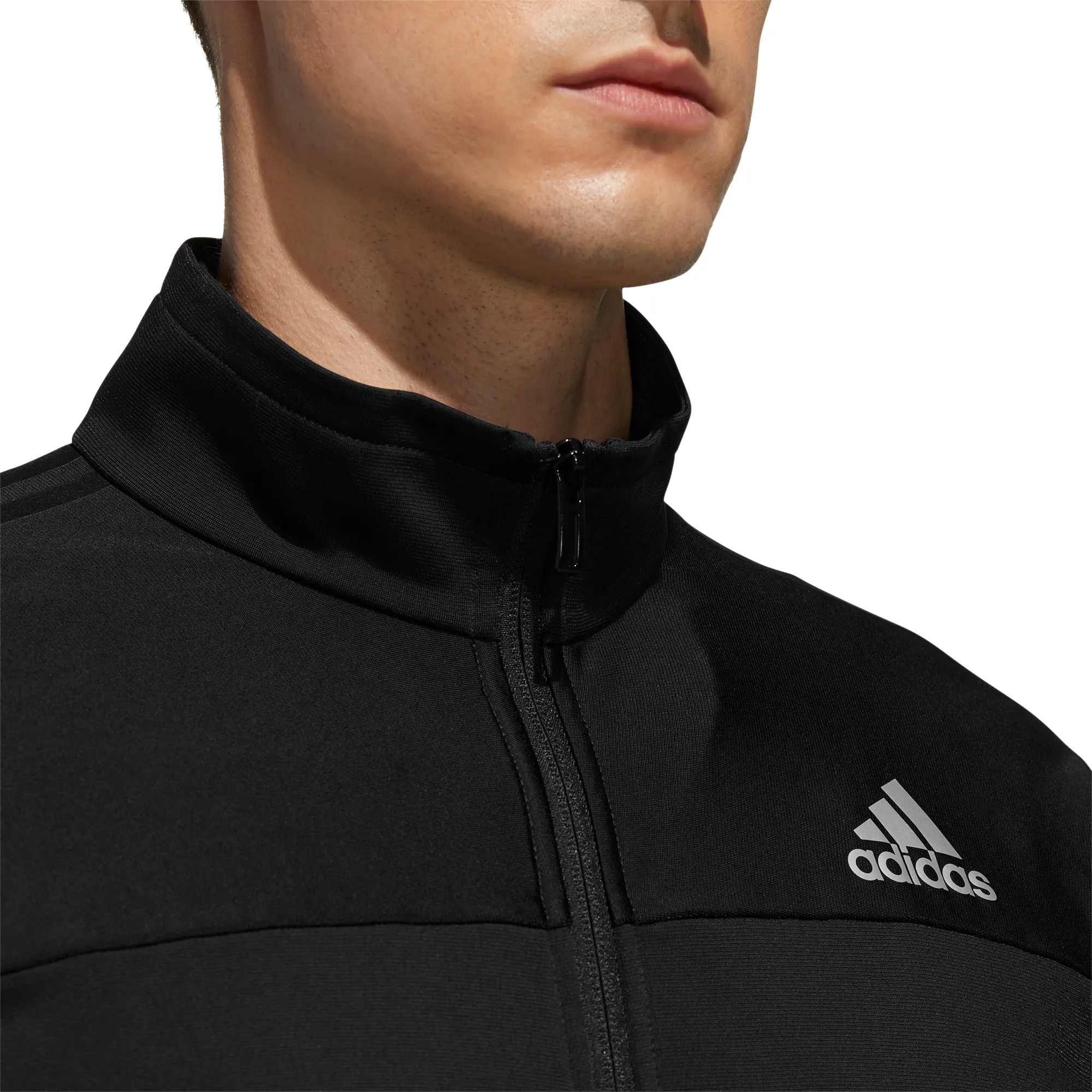 adidas-m-3s-knit-jacket-black-4 Adidas M 3S Knit Jacket - black