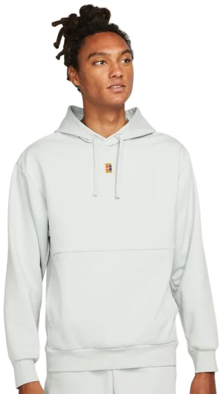 Nike Court Fleece Tennis Hoodie M - grey haze Nike Court Fleece Tennis Hoodie M - grey haze