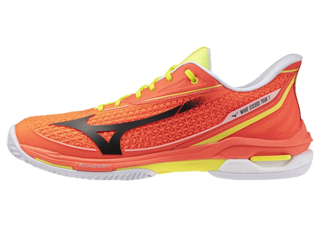 Mizuno Wave Exceed Tour 7 Padel - lava orange/black oyster/yellow jasper Mizuno Wave Exceed Tour 7 Padel - lava orange/black oyster/yellow jasper