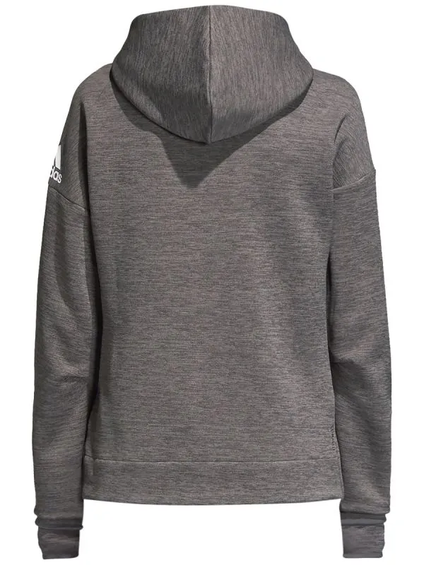 Adidas ZNE Hoody W - dark grey heather