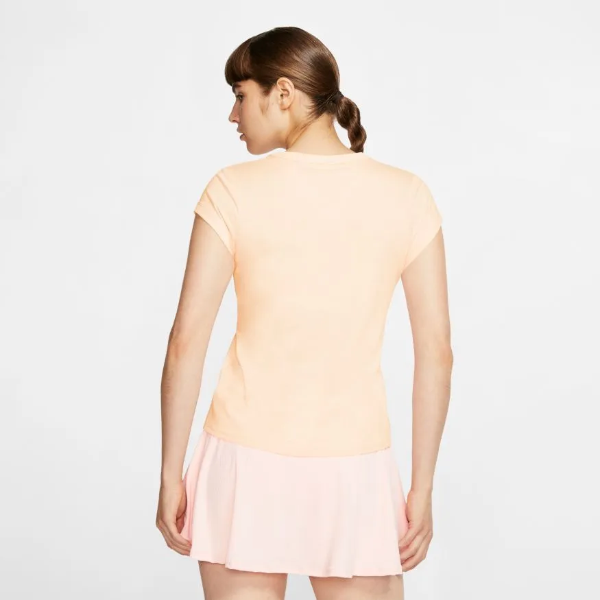 Nike Court Dry Top SS W - guava ice/white