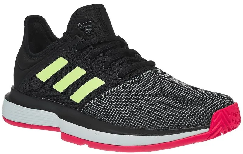 adidas-solecourt-xj-core-black-hi-res-yellow-shock-red-1 Adidas SoleCourt xJ - core black/hi-res yellow/shock red