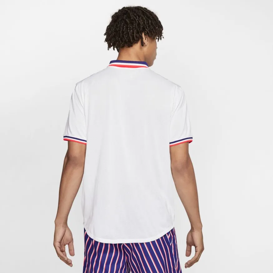 Nike Court Slam Polo PS NT - white/ghost green