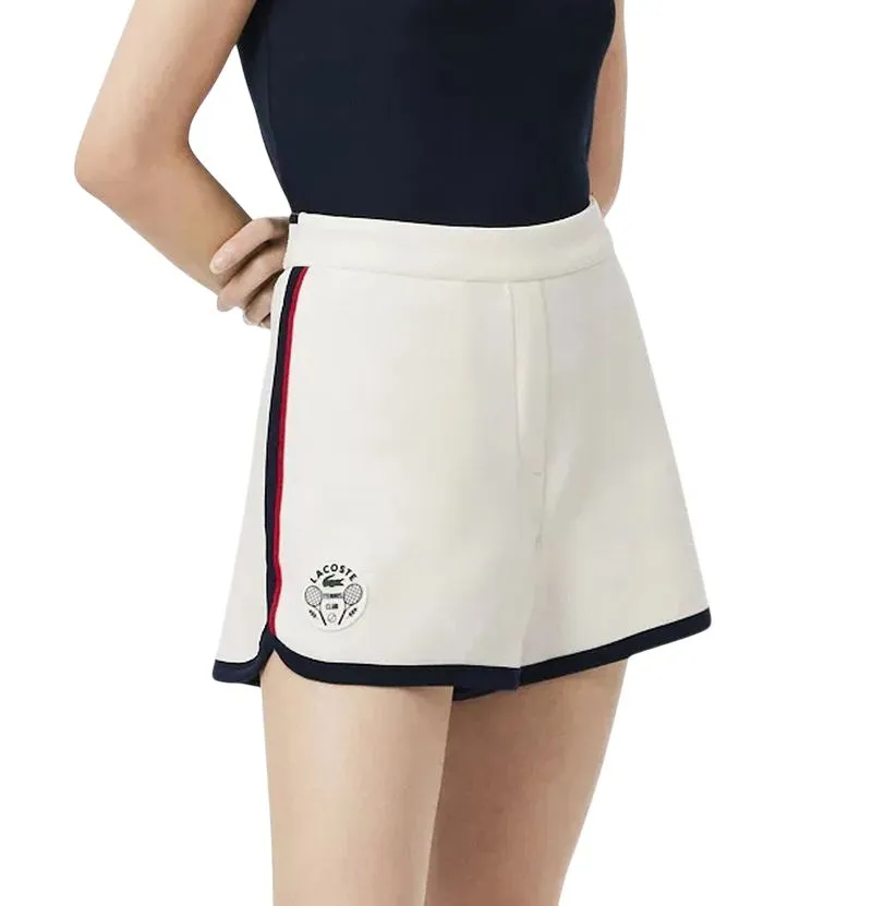 Lacoste Tennis Heritage Stretch Pique - white/navy blue Lacoste Tennis Heritage Stretch Pique - white/navy blue