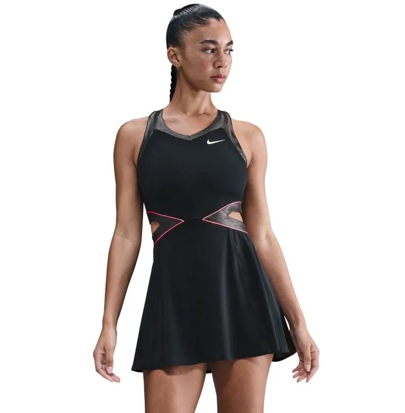 Nike Court Slam Dri-Fit - black/black/hot punch